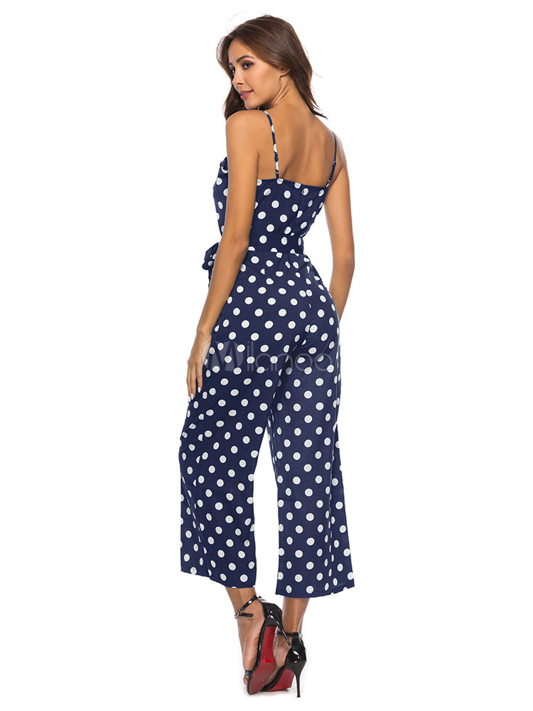 ROSVAY Body Transparent Sexy Femme - Dentelle à Pois, Bretelles Spaghetti - Noir - Taille Unique - Cadeau Romantique