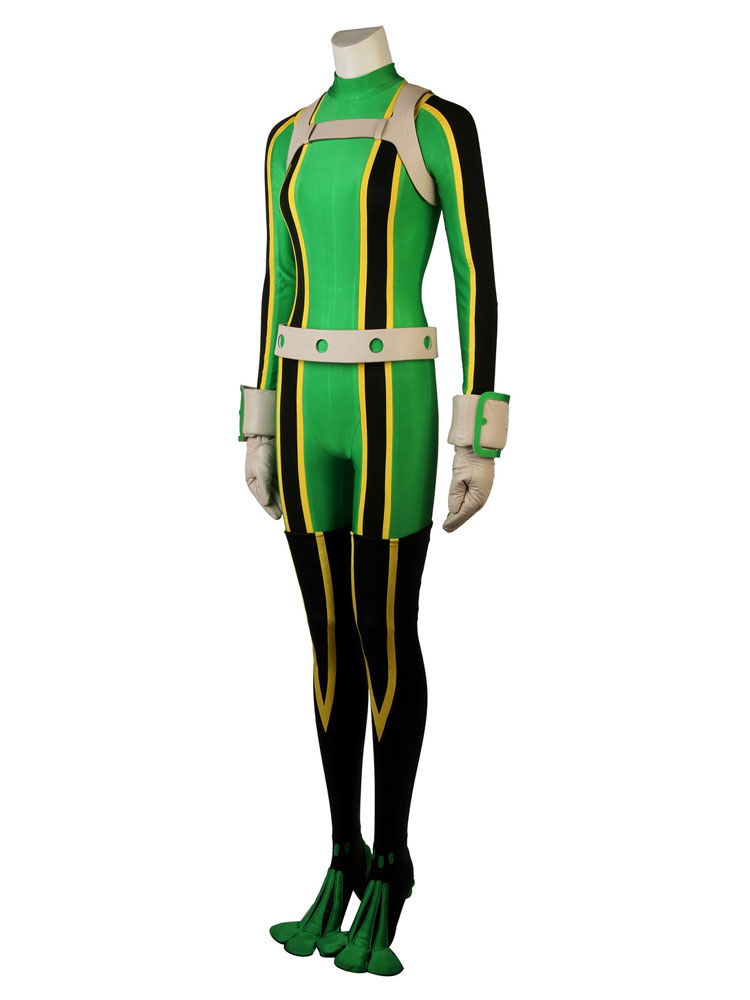 tsuyu asui in hero costume