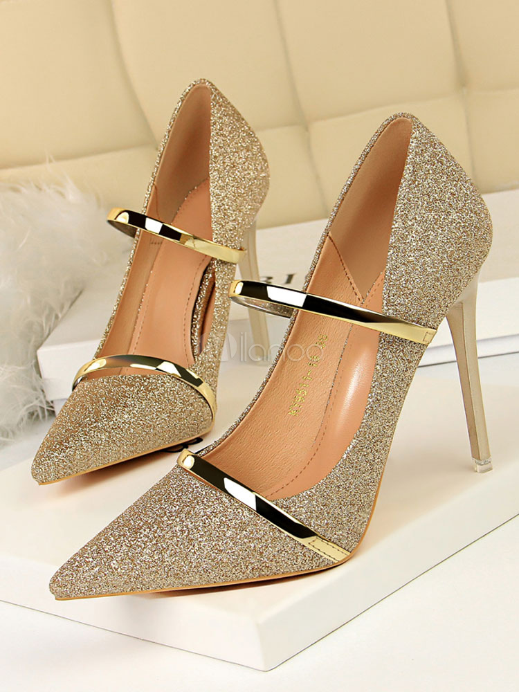 sparkly wedges for prom