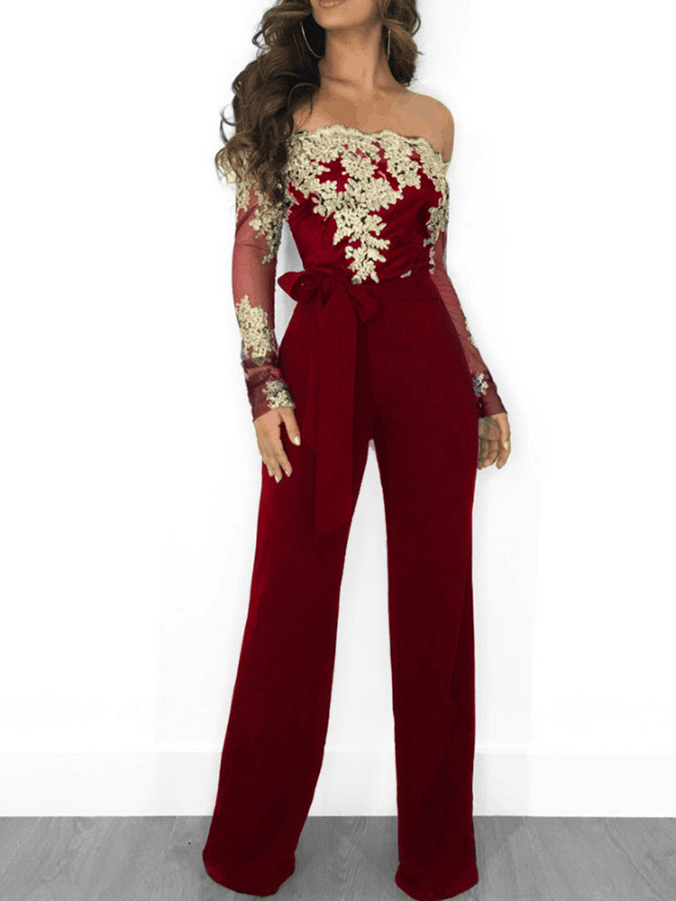 maroon jumpsuit womens