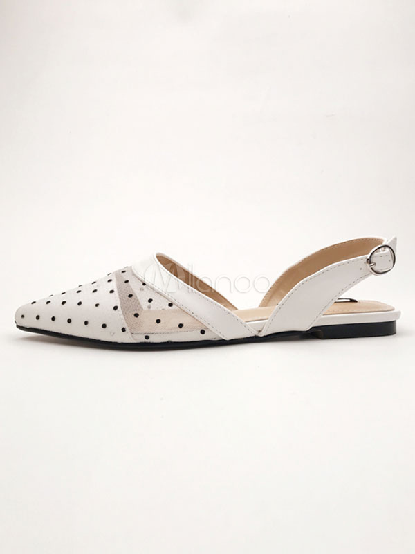 slingback flats pointed toe