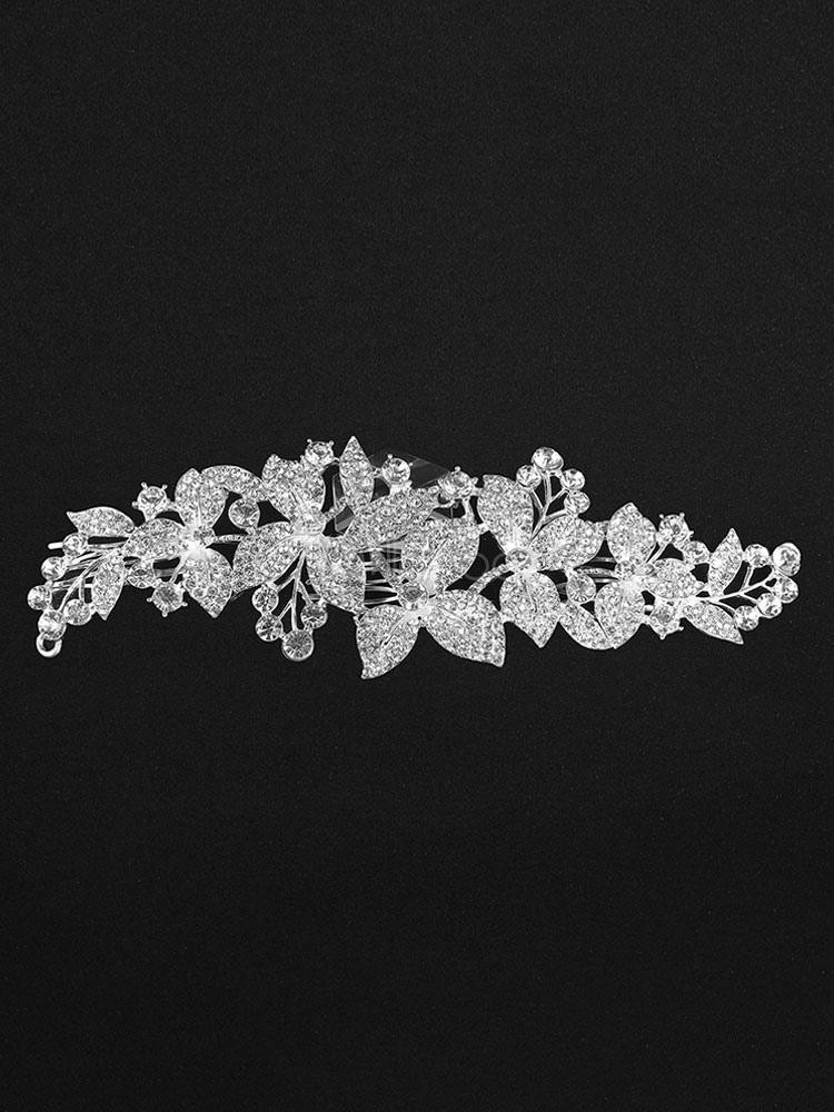 Copricapo da sposa con velo drappeggiato di perle - Accessorio per capelli da sposa con foglie vintage - Italia
