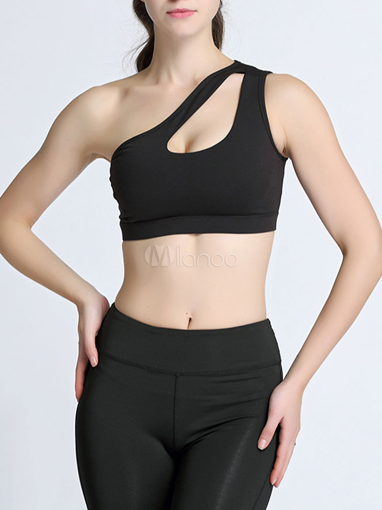 asymmetrical sports bra