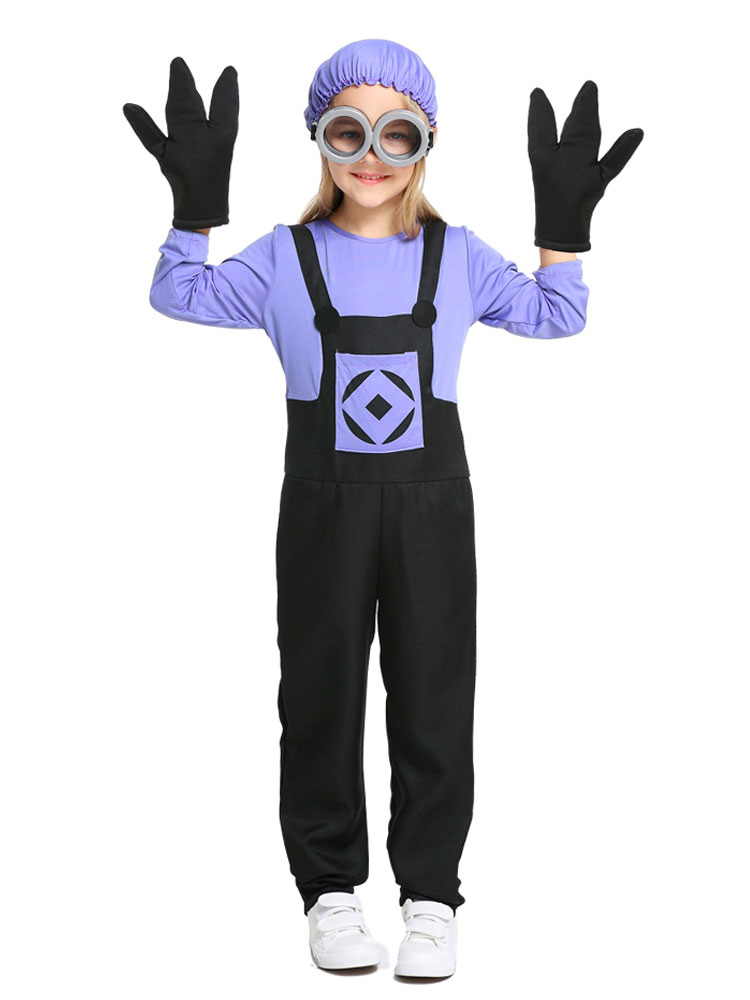 purple minion costume for kids