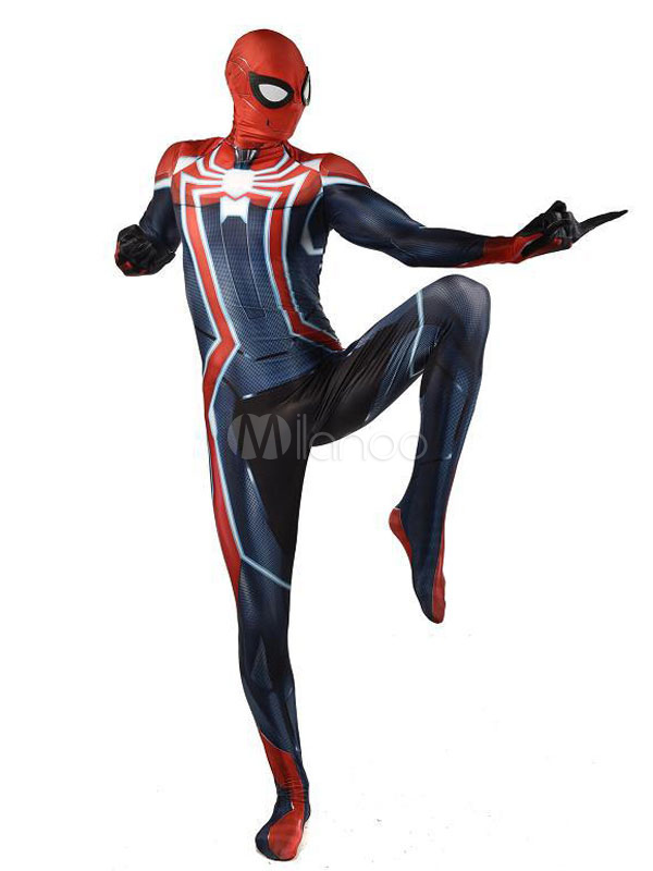 Details about   Spiderman Costume 3D Printed Kids Adult Lycra Spandex Costume For Halloween 