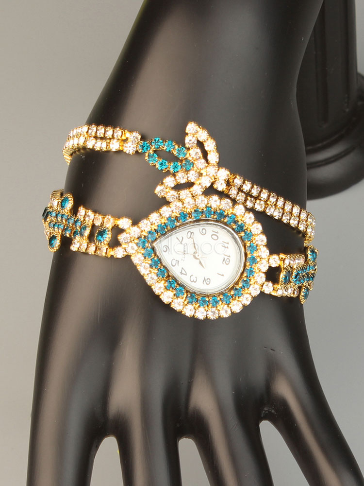 Orologio da polso Set da donna Orologio da polso al quarzo con quadrante a forma  di cuore con strass - Milanoo.com