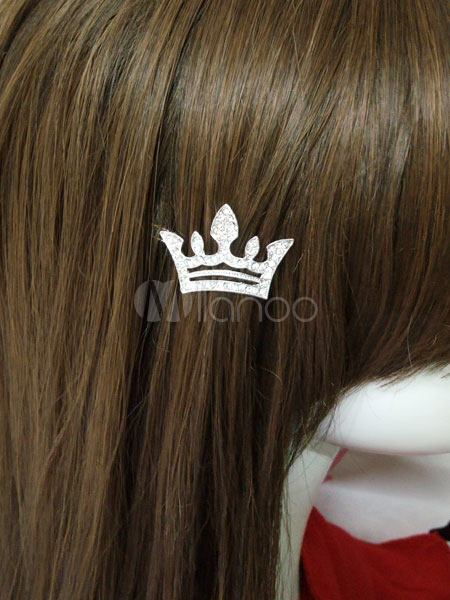 silver hair crown