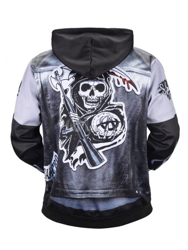 designer skull moletom com capuz