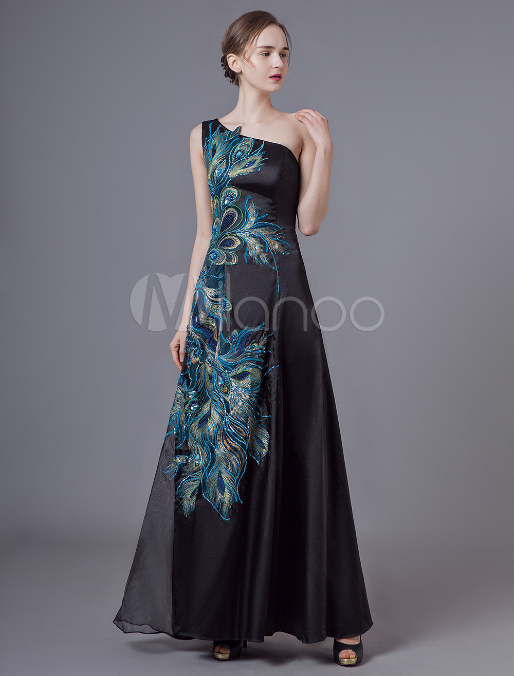 Peacock dress formal