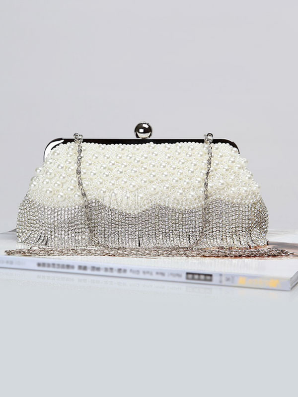 Pochette da sera di design di lusso Borse da donna in acrilico dorato Borsa a tracolla moda con patta Mezza luna Borse da sposa Borsa da festa da donna  1524