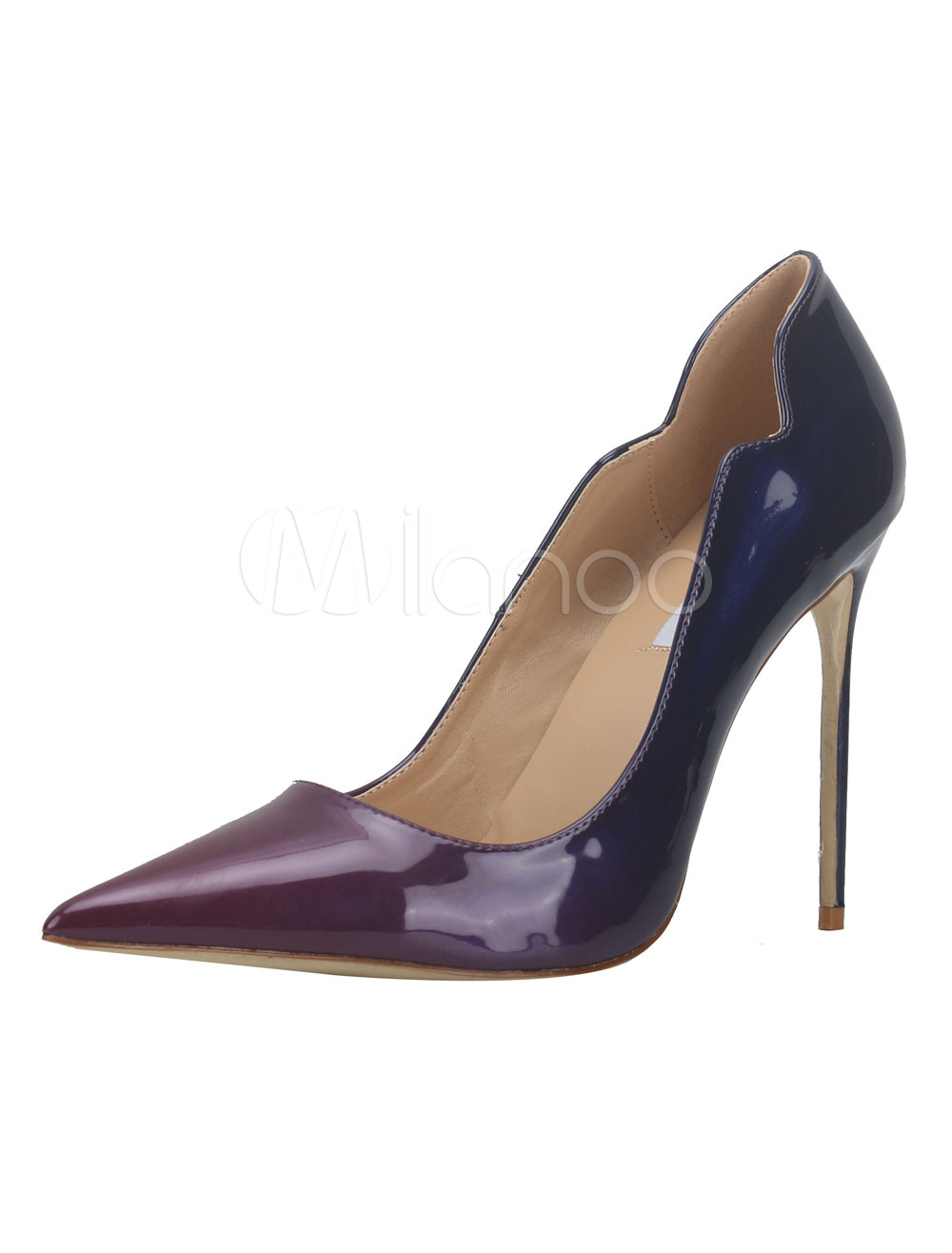 deep purple pumps