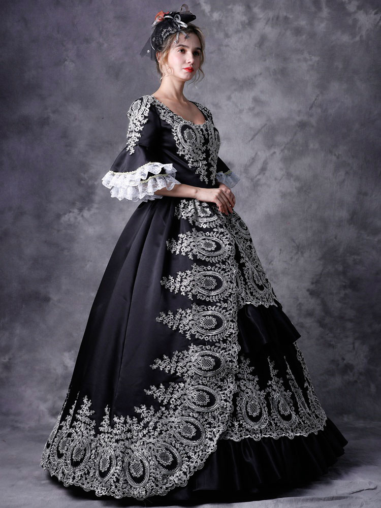 Costumes Costumes | Victorian Dress Costume Women's Black Hooded ...