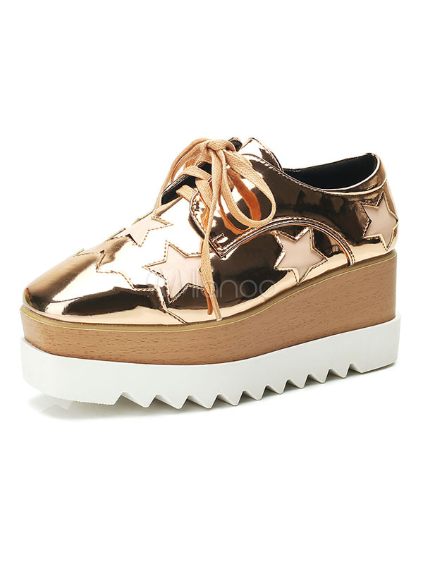 womens gold casual shoes