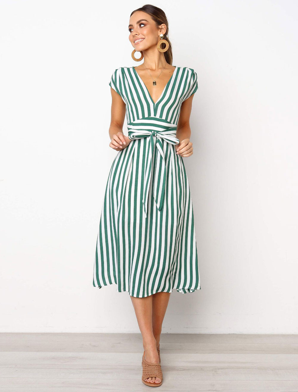 cap sleeve summer dress