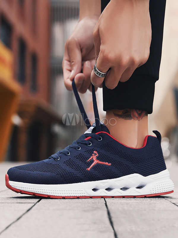 Scarpe sportive da uomo con tacco alto e punta rotonda - Milanoo.com