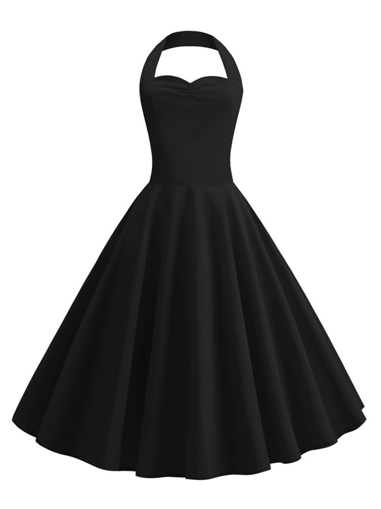 Buy > pin up halter dress > in stock