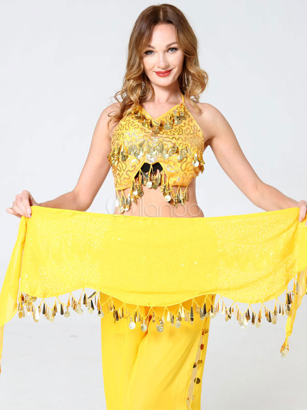 Belly Dance Costumes Sequins Bead Woman Belly Dancer Accessory Halloween