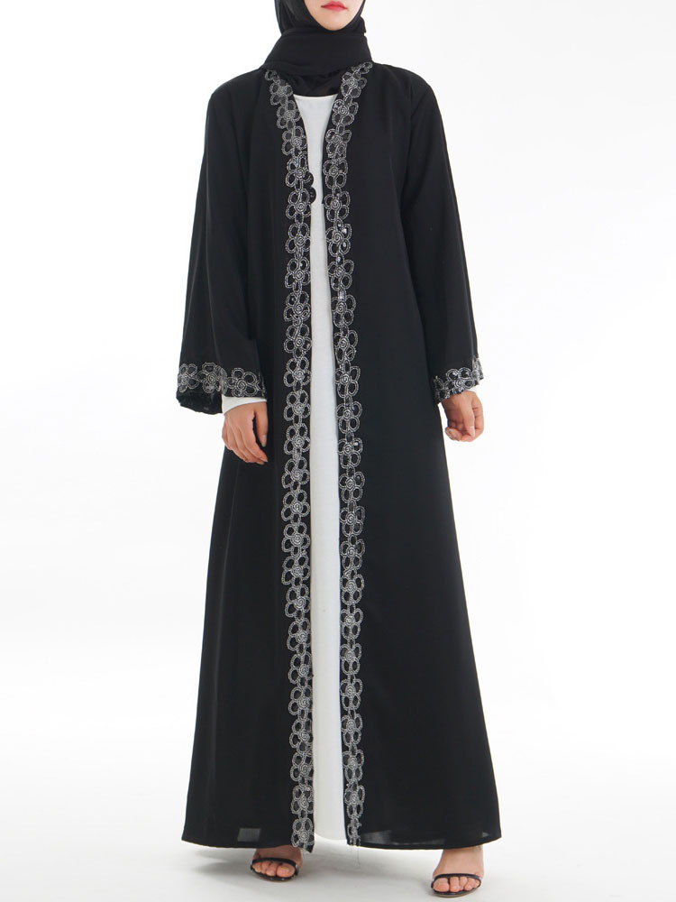 Black Abaya Dress Muslim Women Dress 