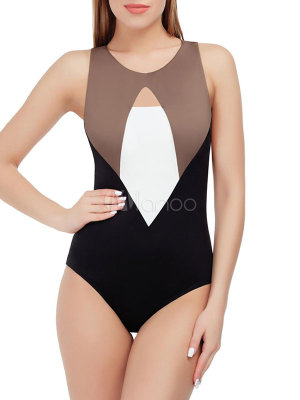 Costume interoDSquared² in Materiale sintetico di colore Nero Donna Abbigliamento da Abbigliamento da spiaggia da Costumi interi e da bagno 
