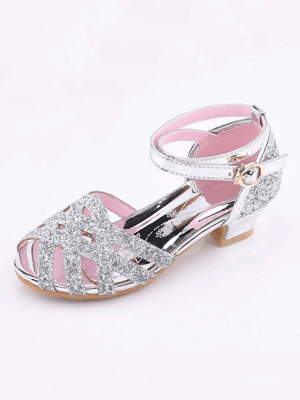 junior bridesmaid shoes silver