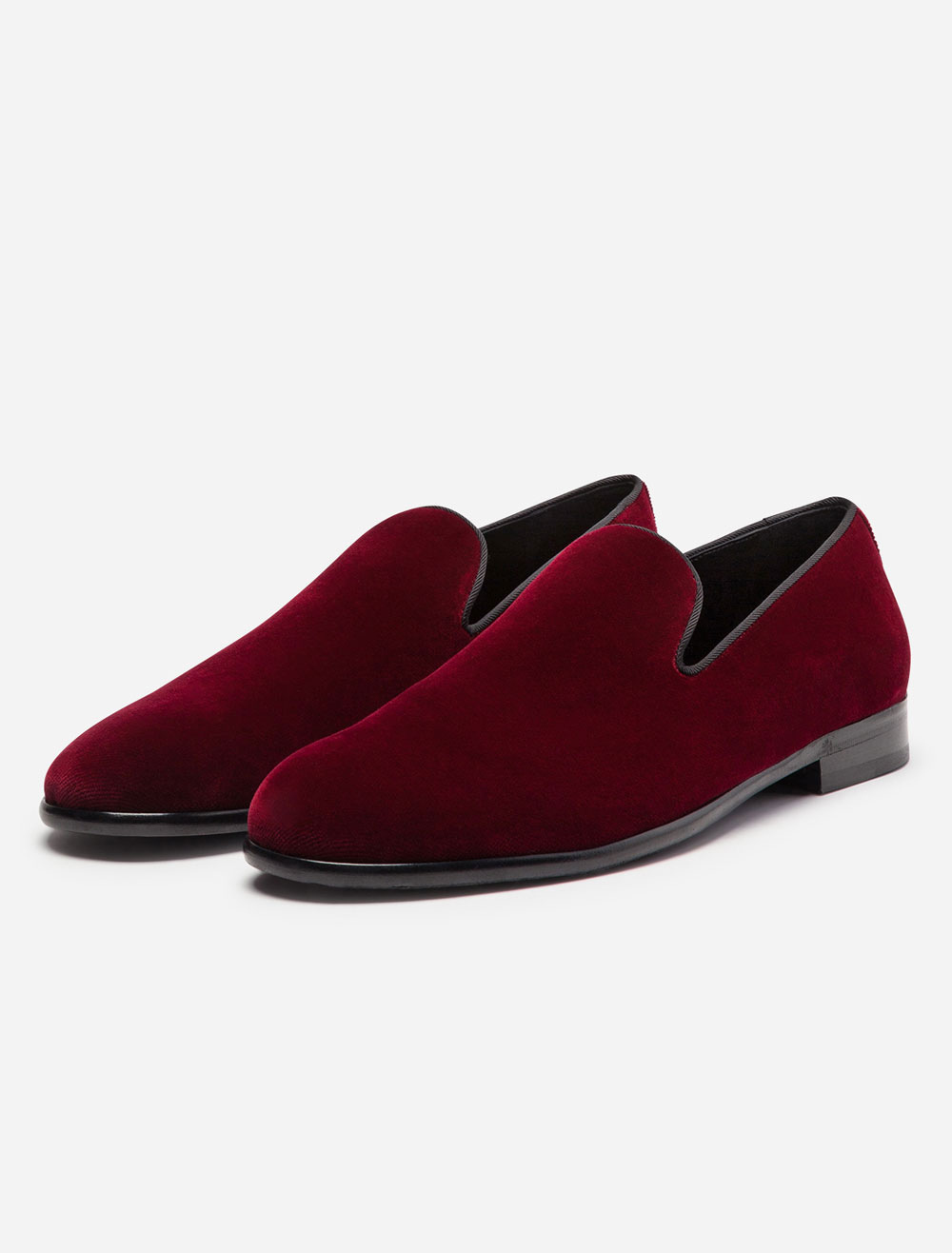 Zapatos de hombre | Zapatos holgazanes para hombres Zapatos de terciopelo con punta redonda y zapatos planos - GT43006