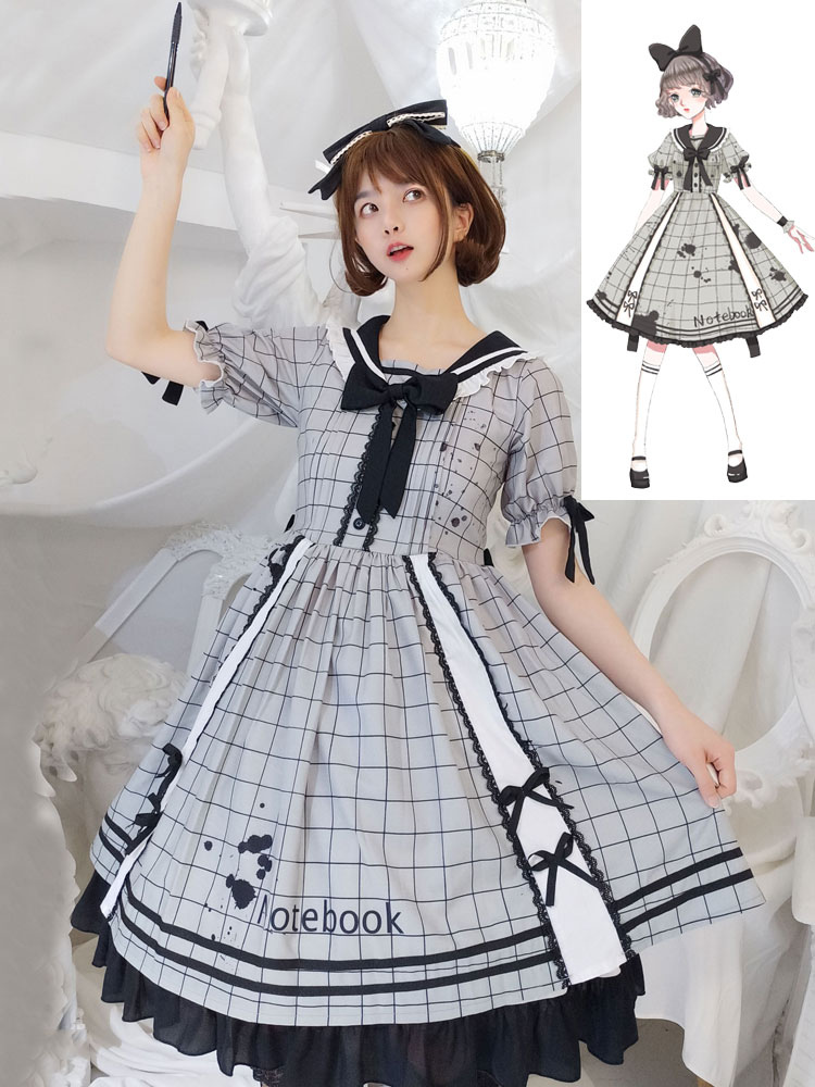 【栀】LO1139 lolita オリジナル 洋服 ロリータ ワンピースLita栀クチナシ