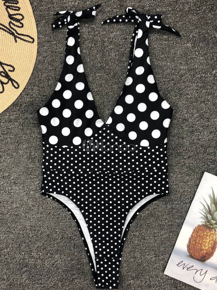 Women Monokini Swimsuits 2021 Printed Strapless High Rise Summer Beach