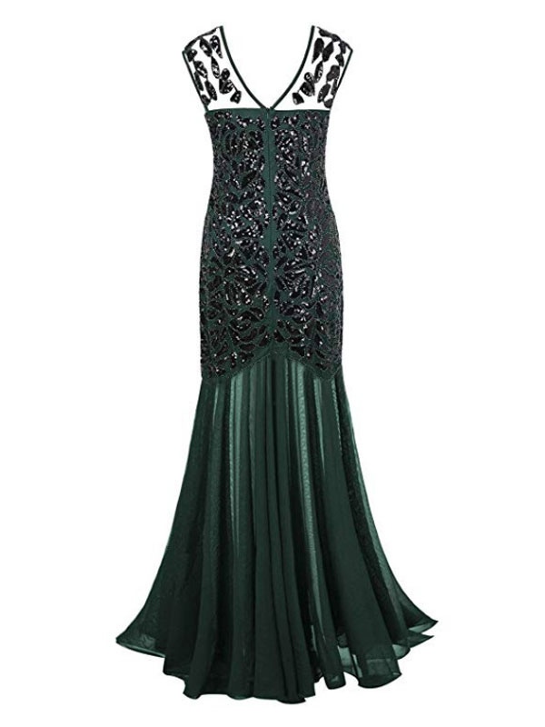 great gatsby green dress