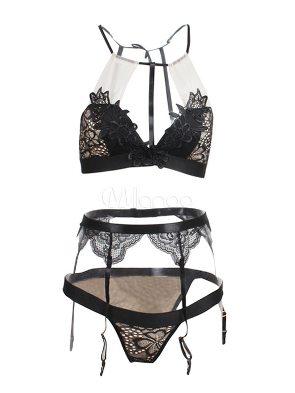 Sexy Lingerie For Women Lace Bra And Panties Set