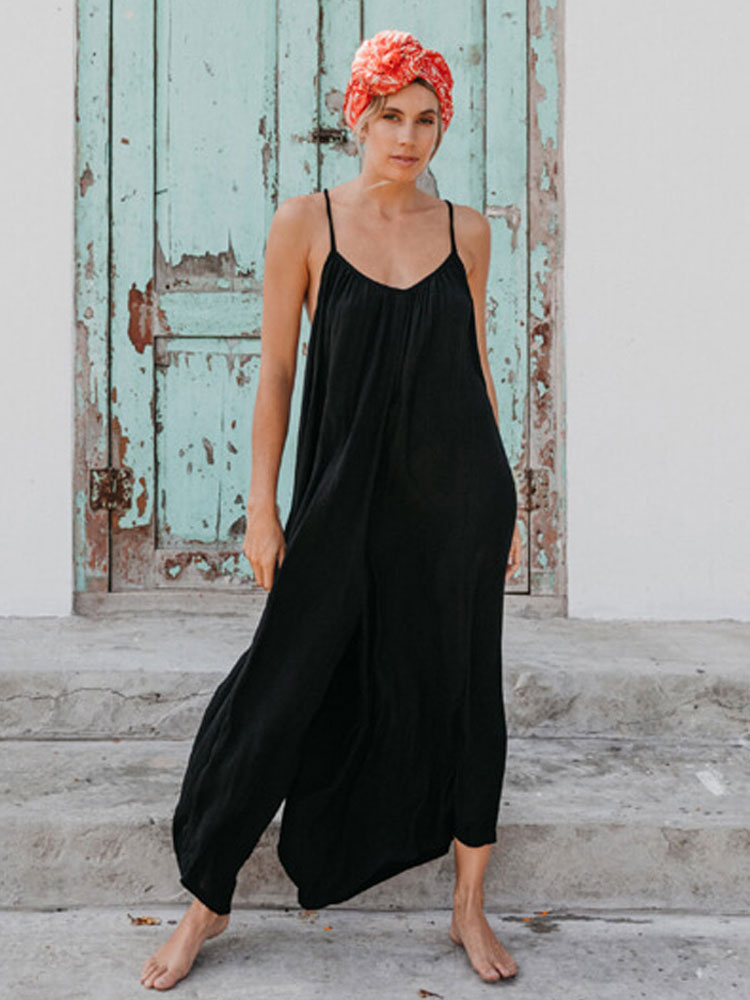 wide leg summer jumpsuit