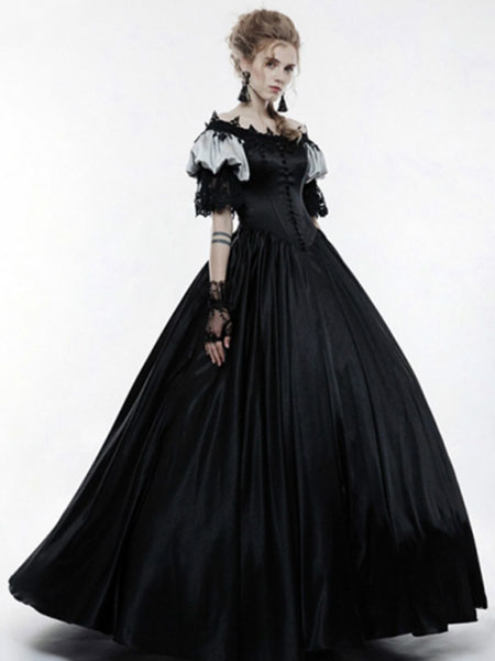 Robe Médiévale Vintage Femme Grande Taille - Style Reine Victorienne, Manches Trompette, Pour Cosplay, Renaissance, Halloween - 11