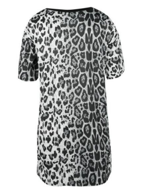 t shirt leopardata