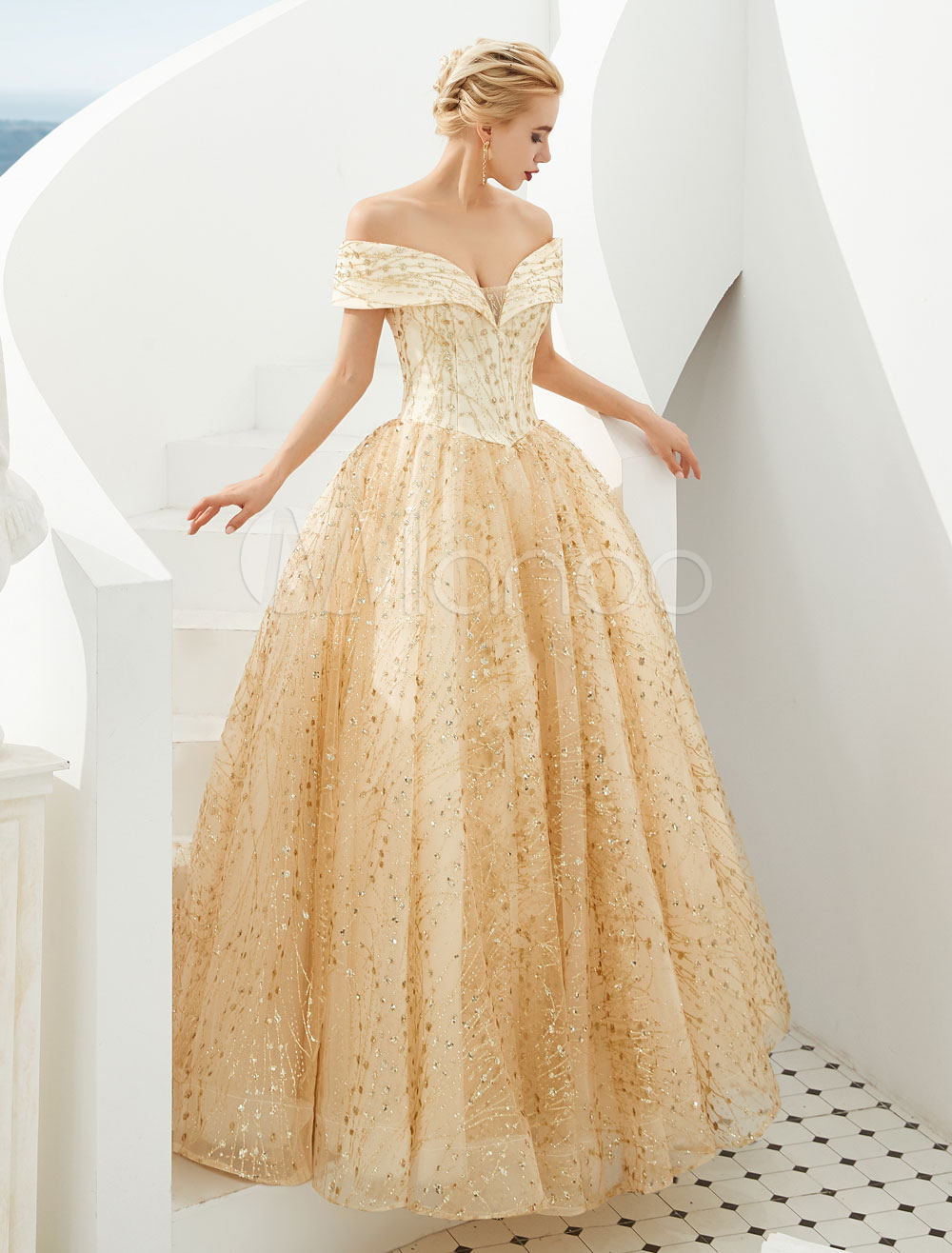 Prom Dress 2022 Light Golden Princess ...