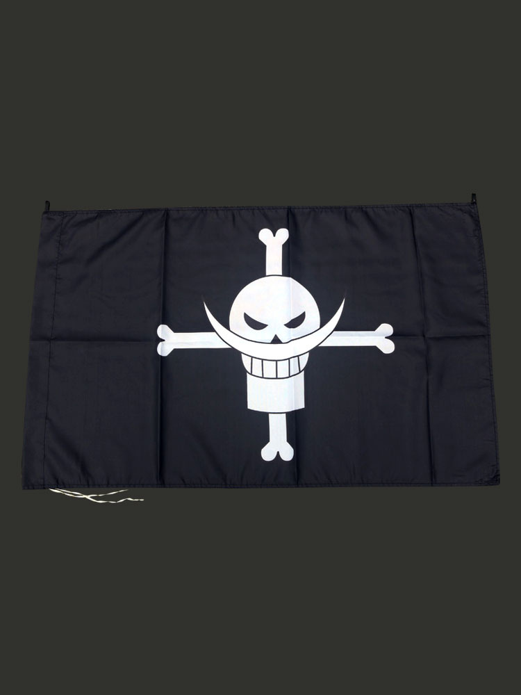 One Piece Cosplay Prop Whitebeard Pirates Cosplay Flag - Milanoo.com