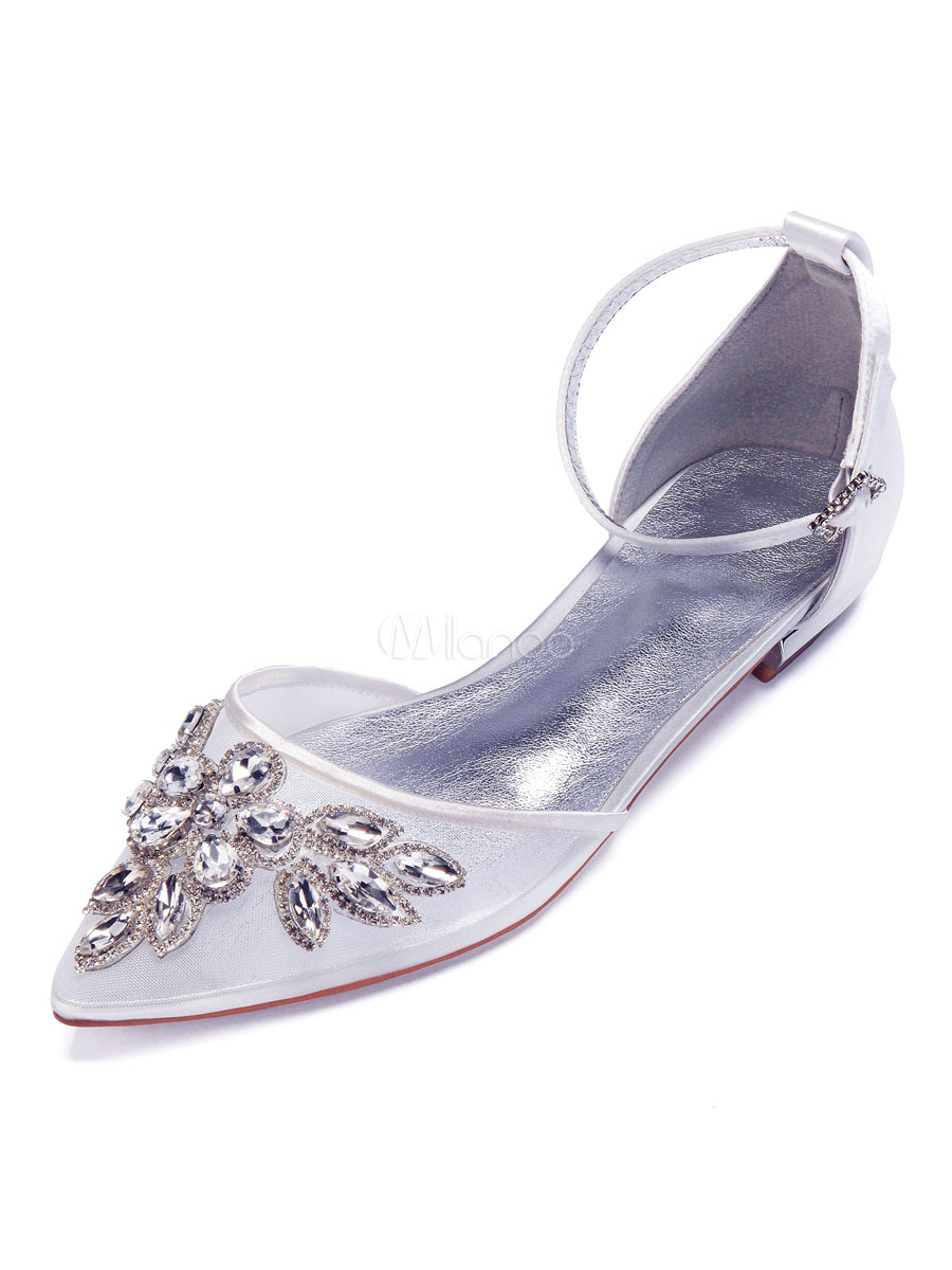 silver bridesmaid shoes