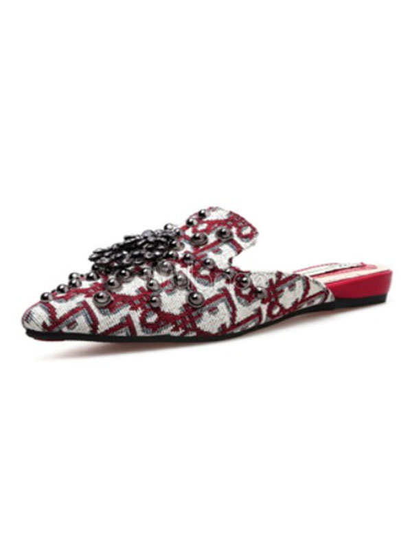 fancy flat chappal