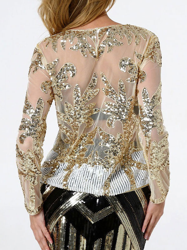 1920s sequin top Clearance