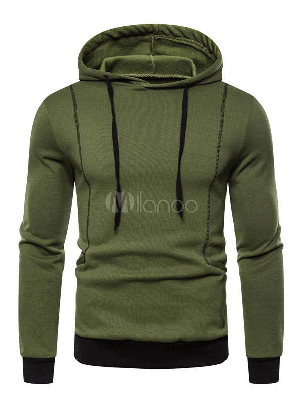 green and black hoodies