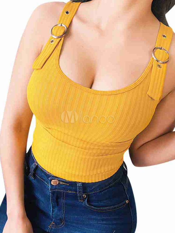 yellow cami top