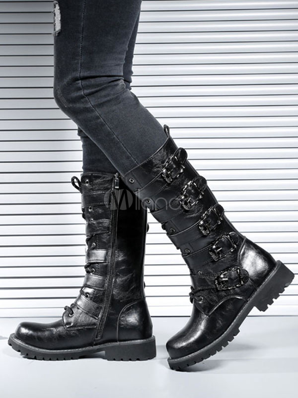 Stivali da uomo Fabulous Fibbia Punta rotonda Scarpe da uomo Dr.Martens -  Milanoo.com