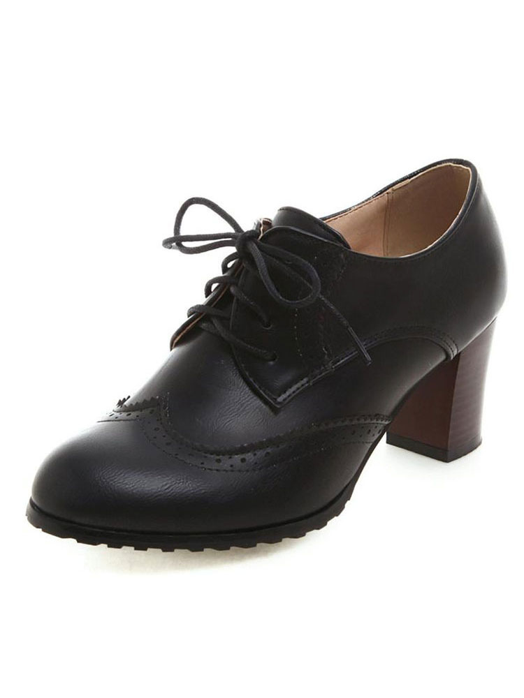 womens oxford lace up shoes