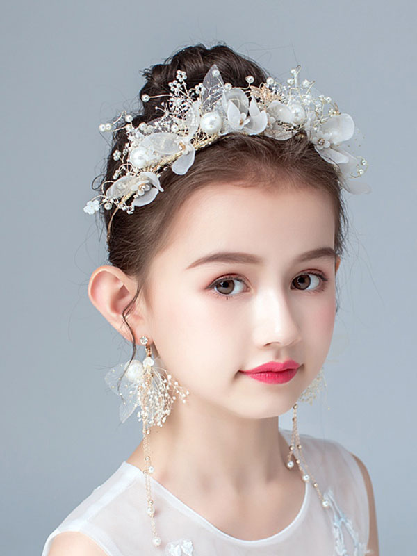 Flower Girl Pearl Hair Accessories Online, 58% OFF 