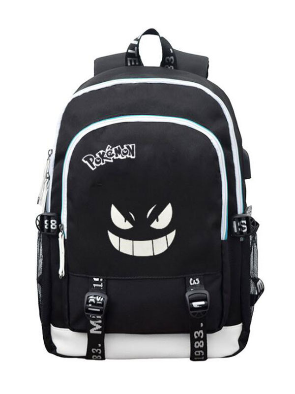 Fortnite Anime Backpacks Black Canvas Anime Bag Milanoo Com - white jordan tee w black backpack roblox