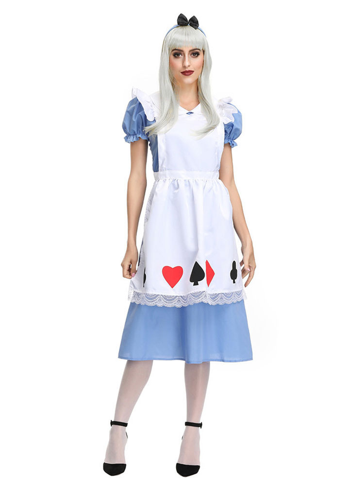 Womens Alice in Wonderland Poker Halloween Heels
