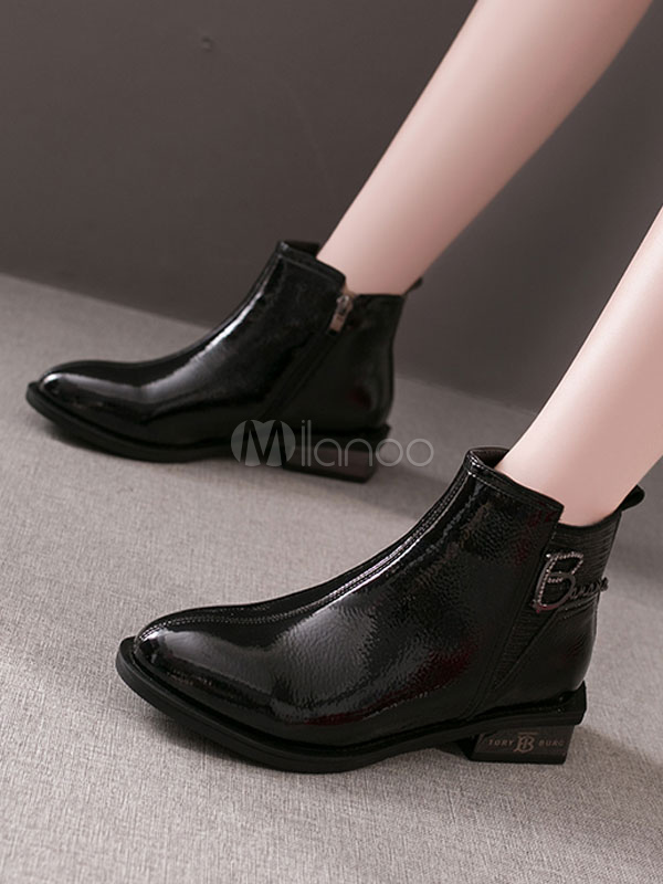black booties no heel