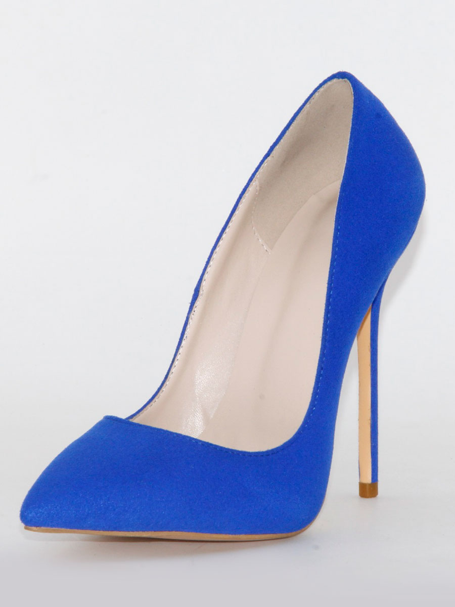 royal blue high heels