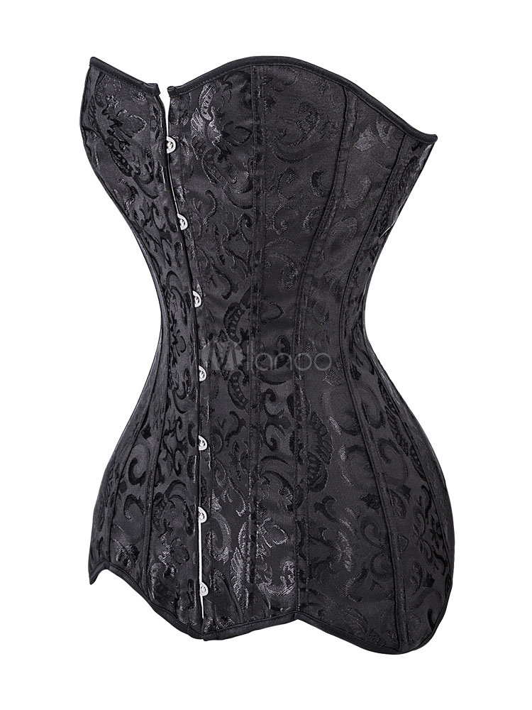 Bustiers Corsets Lingerie Women Bustier Black Sexy Embroidered ...