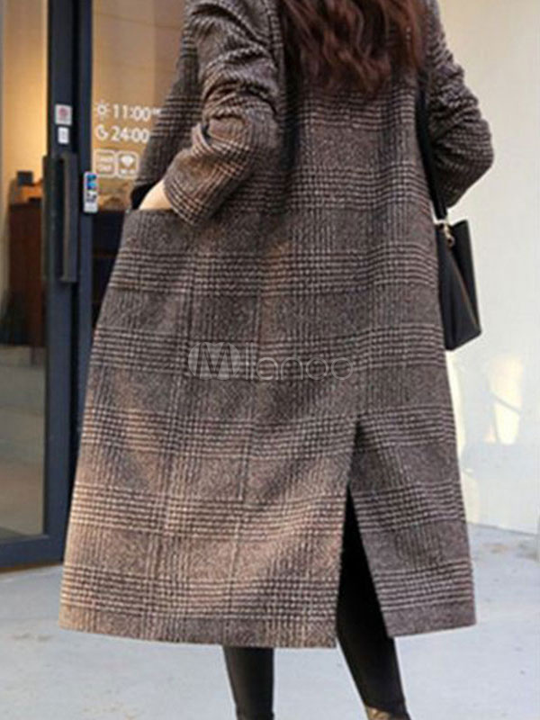 Manteau Femme Zenobia - Marron Café - Taille 4 - Longueur Genou - Occasion Très Bon état