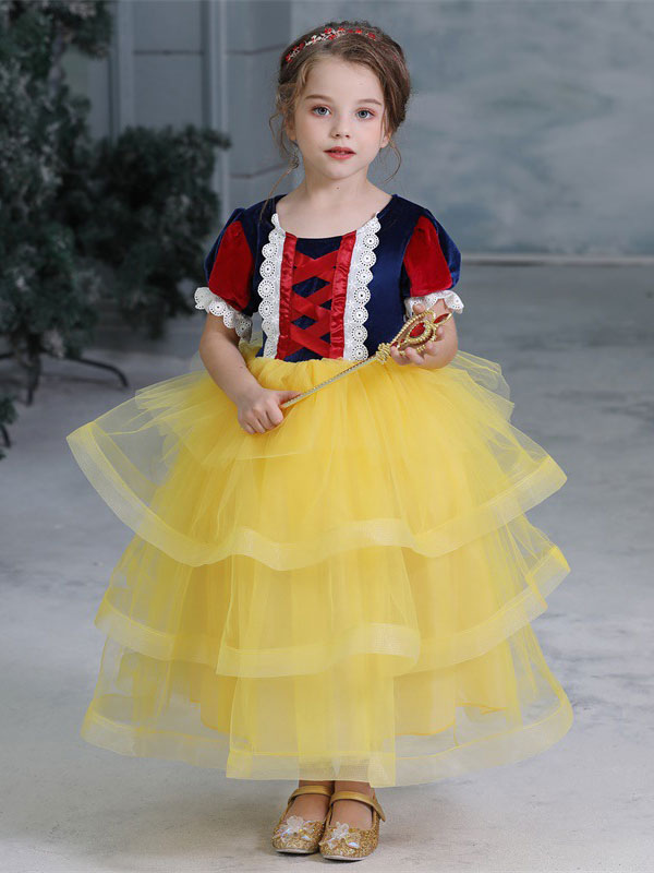 snow white yellow dress