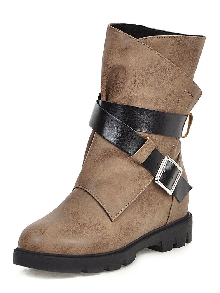 bottes mi mollets femme